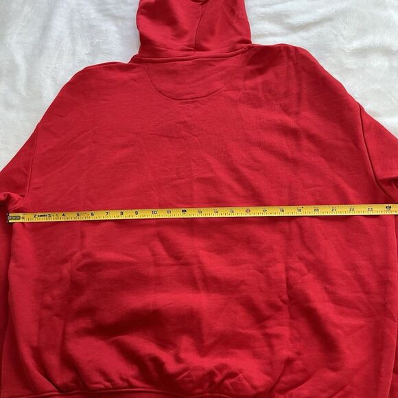 Wrangler MEN'S 75TH ANNIVERSARY Small HOODIE Drawstring Chinese Logo RED - Picture 8 of 15